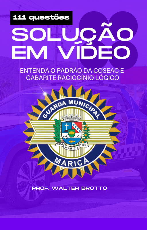 111 Questões de RLM GCM Maricá 2026